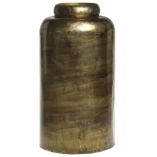 Chic Antique Messing Vase aus Eisen, Höhe 51, ∅ 26 cm