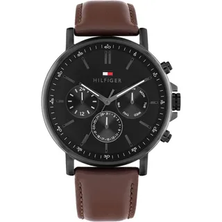 Tommy Hilfiger Multifunktionsuhr TYSON Leder 40 mm 1710704