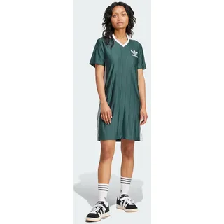 Adidas Adicolor 3-Streifen Pinstripe Kleid Mineral Green S