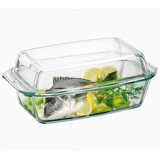 Bohemia Cristal Auflaufform eckig 2.8l mit Deckel (021.002.003)
