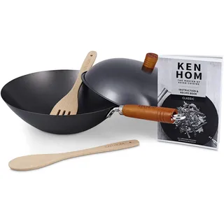 KEN HOM Carbonstahl Wokpfanne 31 cm