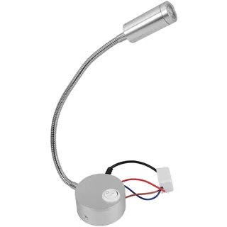 Flexarm LED Wand leichte Lektüre LED Licht Nachttischlampe mit Schalter 85-265V 3W 360-Grad (warmweiß)