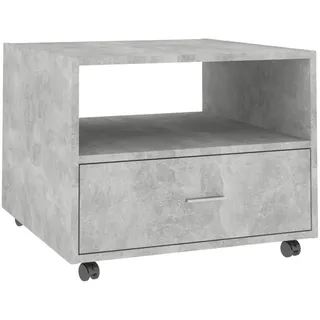furnicato Couchtisch Grau Holzwerkstoff 55 x 40 x 55 cm