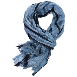 GelldG Modeschal Schal Winter Kaschmir Schal Dicke Warme Wolle schals für Herbst Winter blau