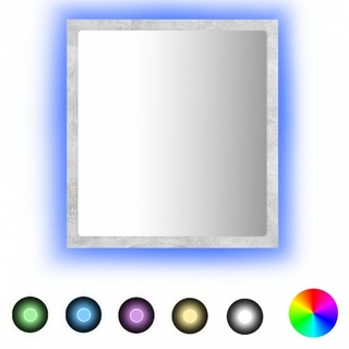 LED-Badspiegel Spanplatte| vidaXL : Farbe - Betongrau