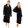 Kuscheliger Fleece Schwarz S