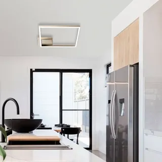 Fabas Luce Bard 1x39W eckig gold edelmatt