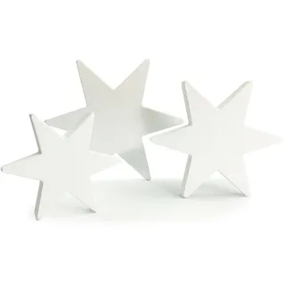 Oblique Unique Stern 3er Set Weiß