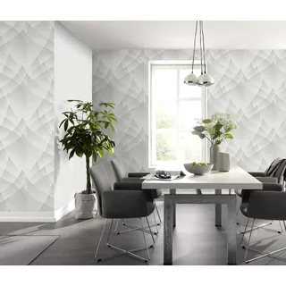 Fashion for walls Vliestapete Lumina 10,05 m x 0,53 m grau 10374-31