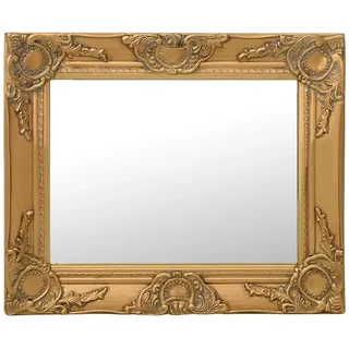 furnicato Wandspiegel 50 x 40 cm Gold