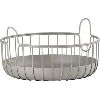 ZONE Denmark Inu Aufbewahrungskorb aus Metall 22 x 22 x 8 cm taupe