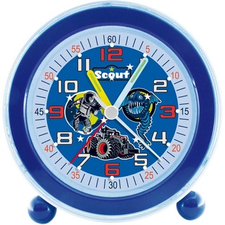 Scout Quarzwecker NightLight, 280001039 Lernuhr, ideal auch als Geschenk blau