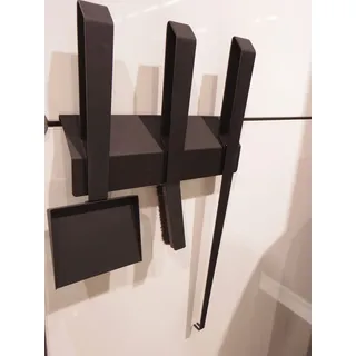 TermaTech Kaminbesteck Edge 3 3-teilig Stahl schwarz