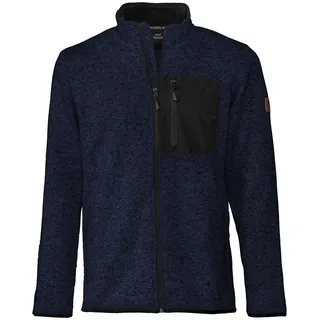 Forsberg warme Strickjacke mit Brusttasche schwarz L