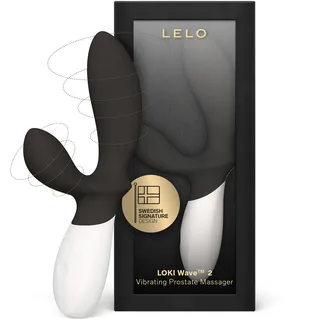 LELO LOKI Wave 2 Analvibratoren für Mann Prostata Stimulation Männer mit 12 Lusteinstellungen und Wasserdichtem Design, Black