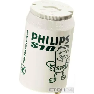 Philips S-10 4-65W SIN 220-240V WH Lampenstarter Weiß