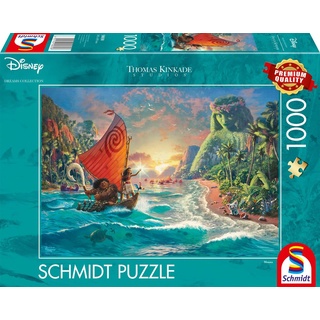 Schmidt Spiele - Thomas Kinkade - Disney Vaiana Moana 1000 Teile