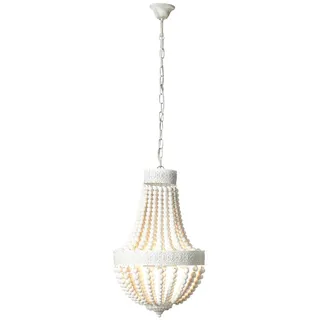 BRILLIANT Lampe Liba Kronleuchter 3flg weiß   3x D45, E14, 18W, geeignet für Tropfenlampen (nicht enthalten)   Kette ist kürzbar