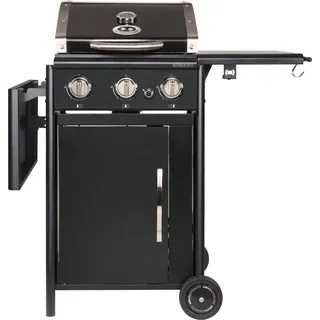 Outdoorchef Gasgrill Australia 315 G, 3 Brenner, direktes & indirektes Grillen, Seitenablageflächen