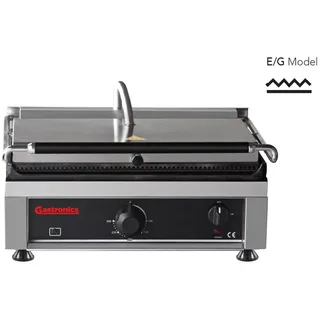Gastronics Dönergrill Kontaktgrill KG2745G Toaster Tischgrill oben gerillt unten glatt