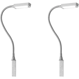 Fischer & Honsel 2er Set LED Leselampen & Bettleuchten zum Anschrauben, dimmbar per Gestensteuerung