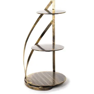 HowHomely Etagere 3 Etagen 60 cm Hoher für Torten Cupcakes und Muffins – Ideal zum Einsatz als Eleganter Tortenständer für Hochzeiten Kuchenständer und Tortenstütze