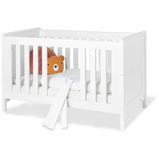 Pinolino Kinderbett "Chalet" in Weiß - (L)148 x (B)77 x (H)90 cm | Gr.: onesize