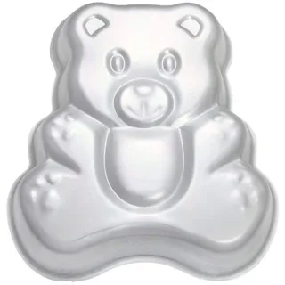 WDYJMALL 3D-Kuchenform aus Aluminium, 26 cm, Bärenform, Backform, Kuchenform