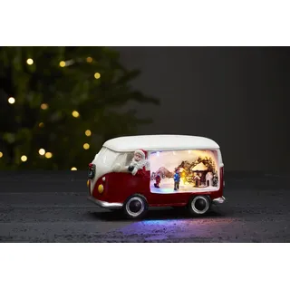 Star Trading LED-Weihnachtszene Santa/Bus 992-22
