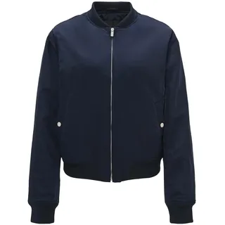 Opus Damen Jacke | Wattierte Bomberjacke HARU Regular Coal Blue, 38 - 38