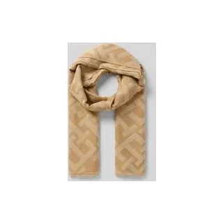 Schal mit Woll-Anteil, Beige, 1