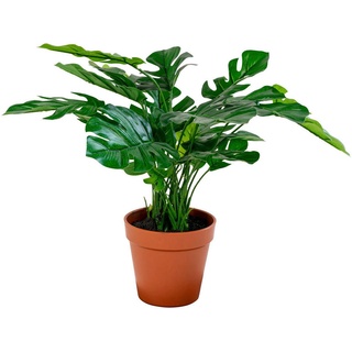 Kunstpflanze, Grün, Kunststoff, 45 cm, inkl. Topf, Dekoration, Blumen & Zubehör, Kunstpflanzen