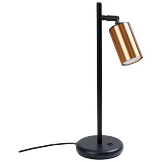 möbelvita Tischleuchte Tischlampe LUNY schwarz/kupfer, einstellbarer Lichtstrahl, NEIN schwarz