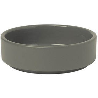 BLOMUS Schüssel Pilar Schale Schälchen Schüssel Bowl Geschirr Keramik Pewter 10 cm, Keramik, (kein) grau