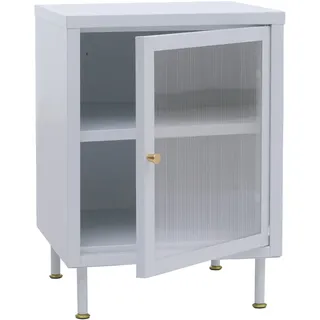 Mendler Nachtschrank HWC-O87 55 x 41 x 41 cm Weiß