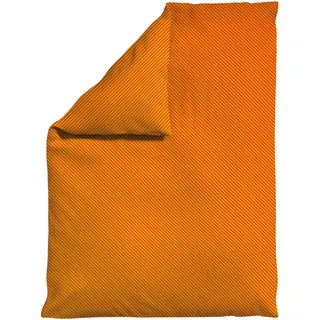 schlafgut Woven Satin Gelb/Orange 135 x 200 cm