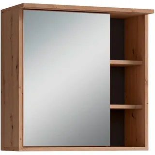 byLIVING Spiegelschrank Wellness 60 x 61 x 28 cm Beige/Braun