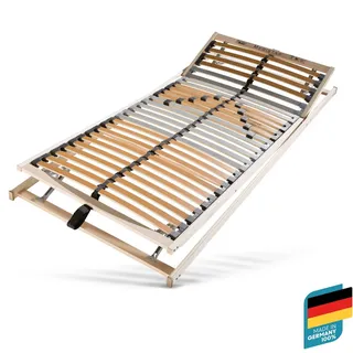 Lattenrost Medistar, Beco, Kopfteil manuell verstellbar, Fußteil manuell verstellbar, Lattenrost in flacher Bauweise, in 90x200 cm und weiteren Größen 70 cm x 200 cm x 4,5 cm