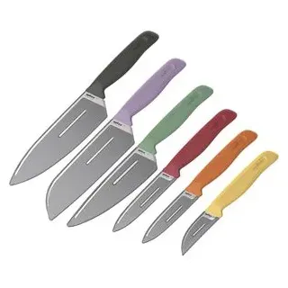 Zyliss Messerset E920320, mit Edelstahlklinge, mit Kunststoffgriff, 6-teilig