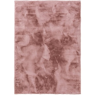 Fellteppich Dave, benuta, rechteckig, Höhe: 21 mm, Kunstfaser, Berber, Ethno-Style, Wohnzimmer rosa 200 cm x 300 cm x 21 mm