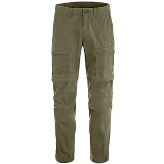 Fjällräven Abisko Hybrid Trail Zip-off Hosen Laurel Green 58