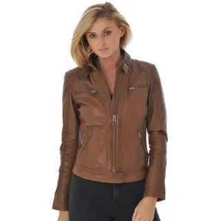 Oakwood Damen Jacke 62053, Braun (Cognac), Gr. M - M