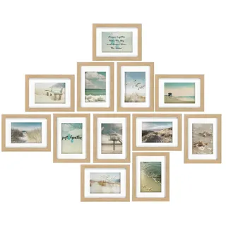 bomoe Bilderrahmen Ocean Eiche 13x18 cm 12er Set