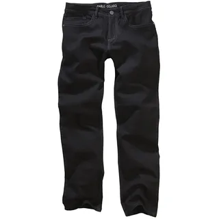 Carlo Colucci Herren Stretch 5-Pocket Trend Jeans Hose Mod. Enrico, Regular Gerade - 34W / 34L