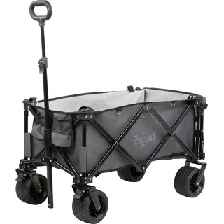 Zelsius Bollerwagen faltbar grau