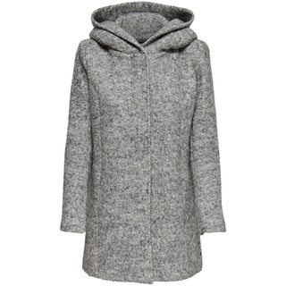 Only Mantel - ONLSedona Boucle Wool Coat - XS bis M - für Damen - Größe M - grau - M