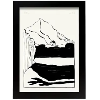 POSTER Abstrakt Pop Art A4 Schwarzer Rahmen