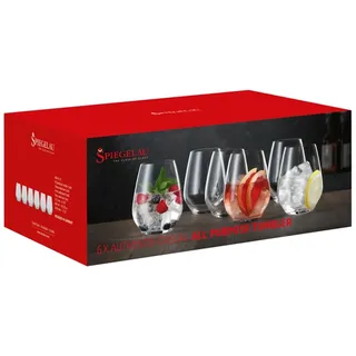 Spiegelau Authentis Casual Universalbecher Kristallglas 0,46 l 6 St.