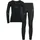 Funktionswäsche-Set Damen Schwarz/Grau XS