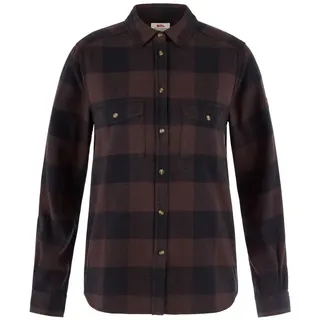 Fjällräven Övik Heavy Flannel Bluse Schwarz M